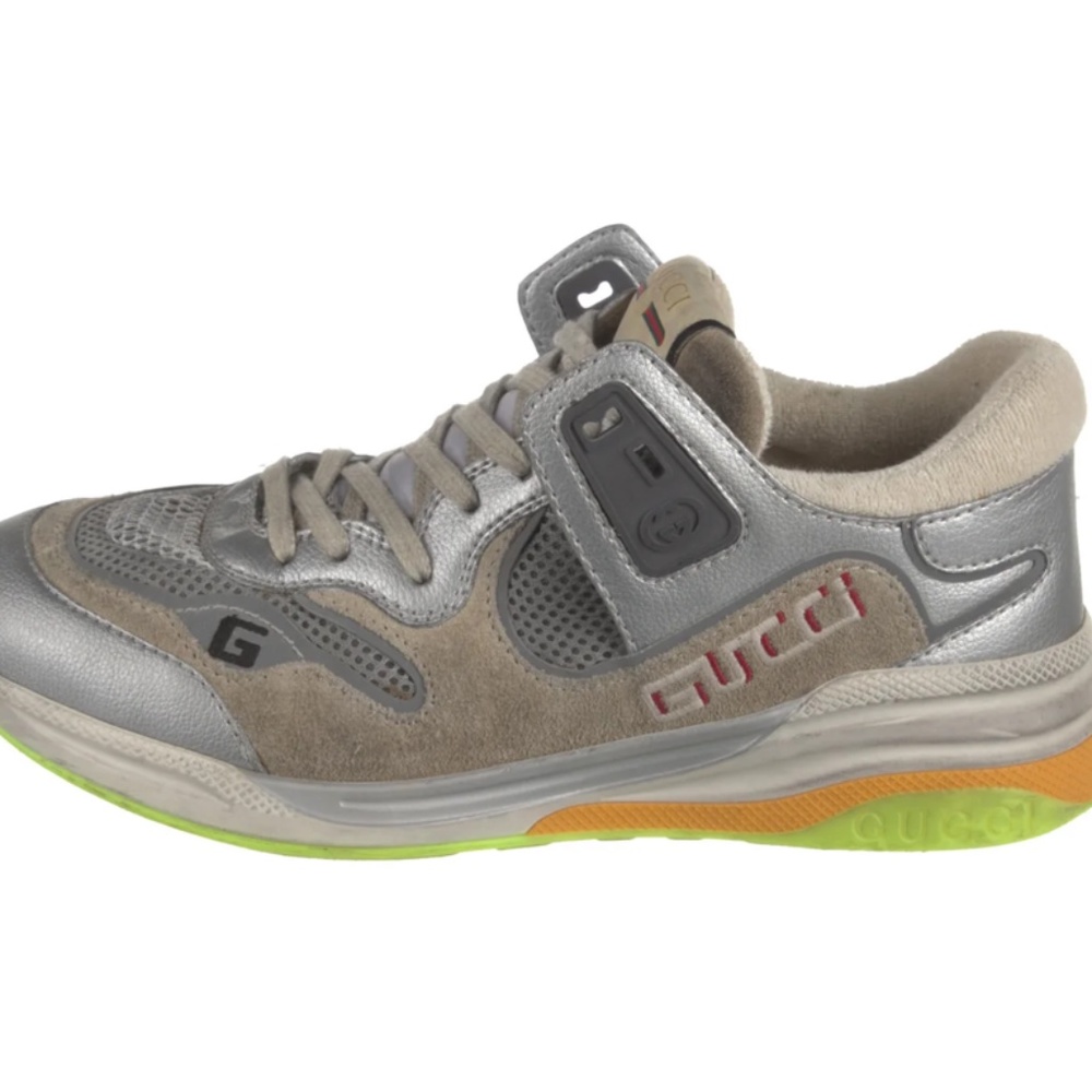 Gucci Ultrapace Sneaker Men's Size 8 Suede, Women's 10 EU41